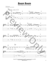 Boom Boom Guitar and Fretted sheet music cover